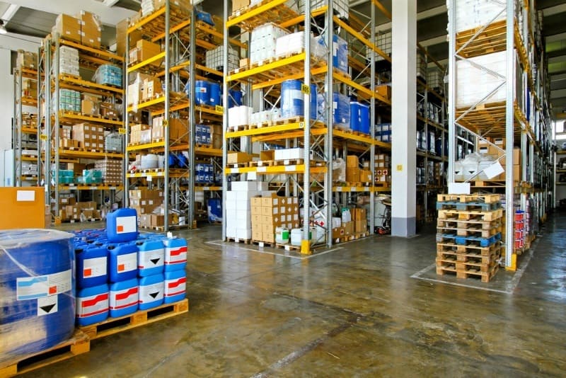 Estocagem de produtos químicos